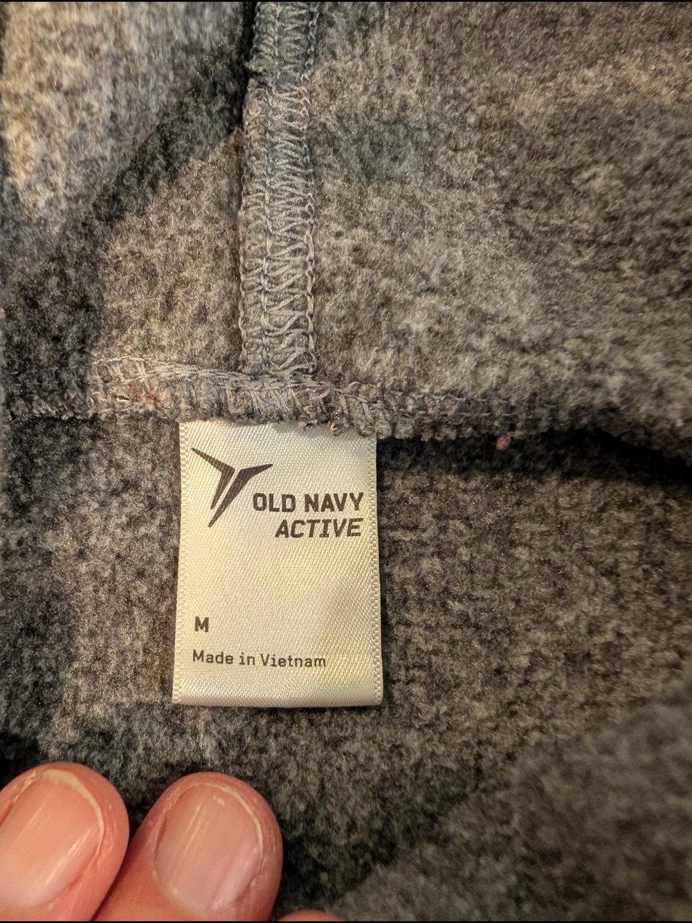 Old Navy Gray Hooded Pullover with Zip Pockets - Picture 3 of 10